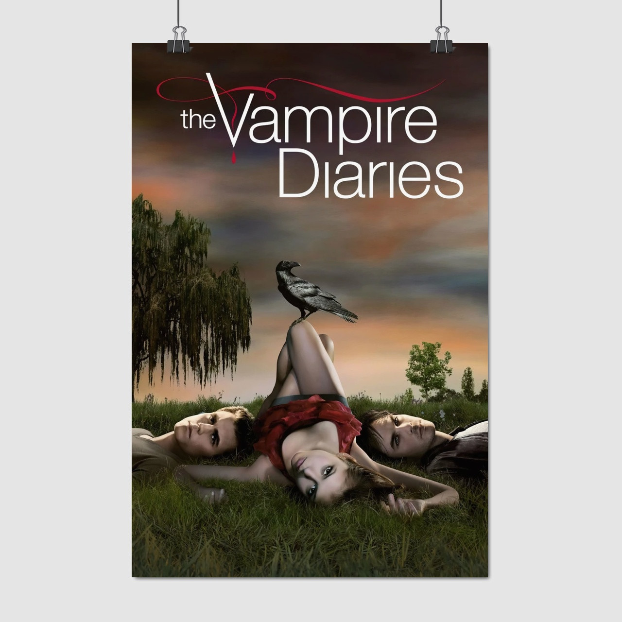 Плакат "Щоденники вампіра, Vampire Diaries", 60×40см