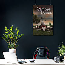 Плакат "Щоденники вампіра, Vampire Diaries", 60×40см, фото 4