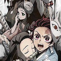Плакат "Вбивця демонів, Demon Slayer: Kimetsu no Yaiba", 60×43см, фото 3