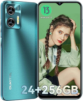 Смартфон Oukitel C35 Black 12/256GB 4G LTE 5150mAh T616 Octa-Core + чохол