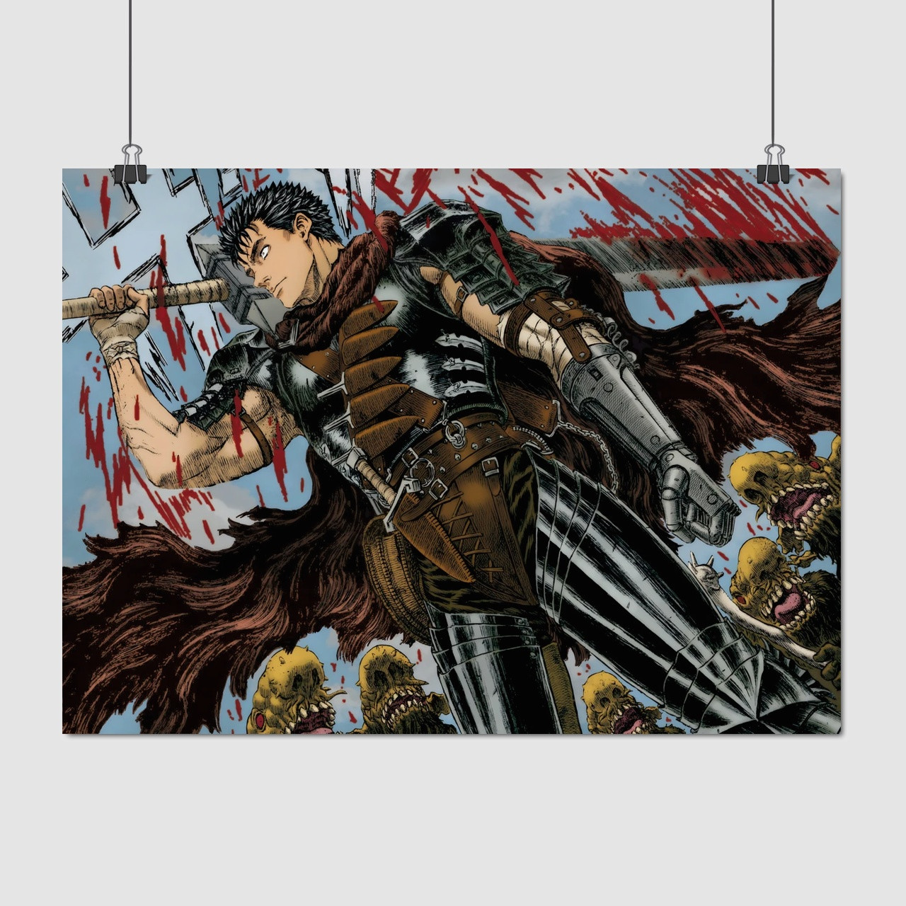Плакат "Берсерк, Berserk", 43×60см
