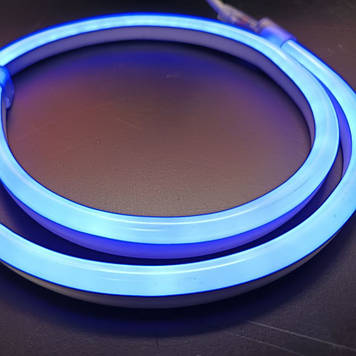 Неон Led 220V блакитний 1 метр (комплект з вилкою)