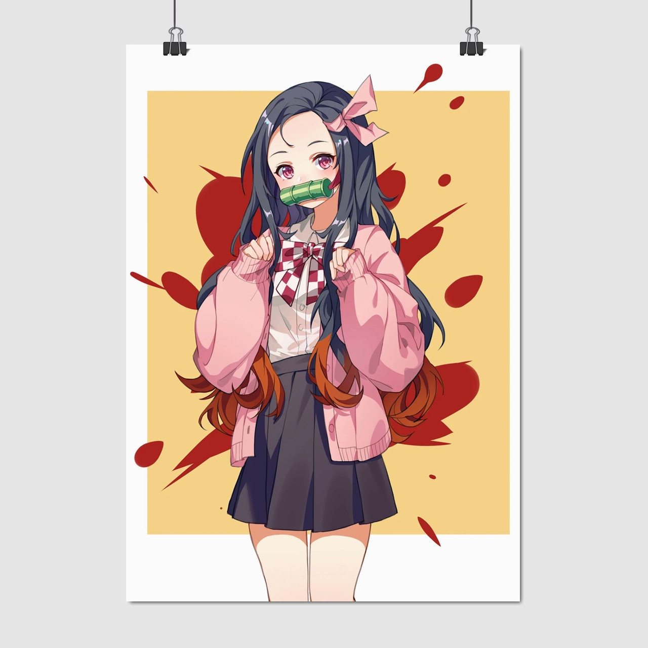 Плакат "Вбивця демонів, Demon Slayer: Kimetsu no Yaiba", 60×43см