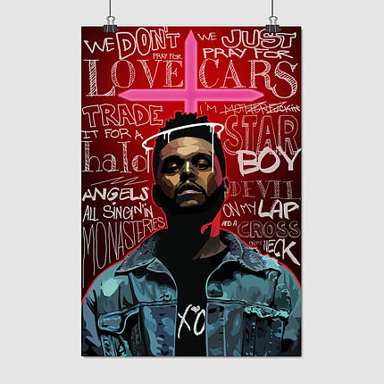 Плакат "The Weeknd", 60×40см, фото 1
