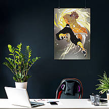 Плакат "Вбивця демонів, Demon Slayer: Kimetsu no Yaiba", 60×42см, фото 4