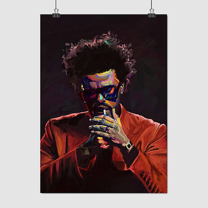 Плакат "The Weeknd", 60×43см, фото 1