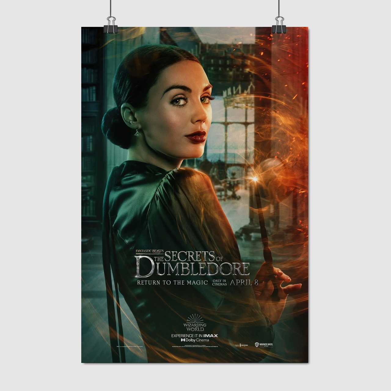 Плакат "Фантастичні звірі, Вінда Розіє, Fantastic Beasts, Vinda Rosier", 60×41см