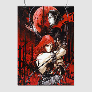 Плакат "Кастлванія, Castlevania", 60×43см