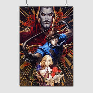 Плакат "Кастлванія, Castlevania", 60×40см