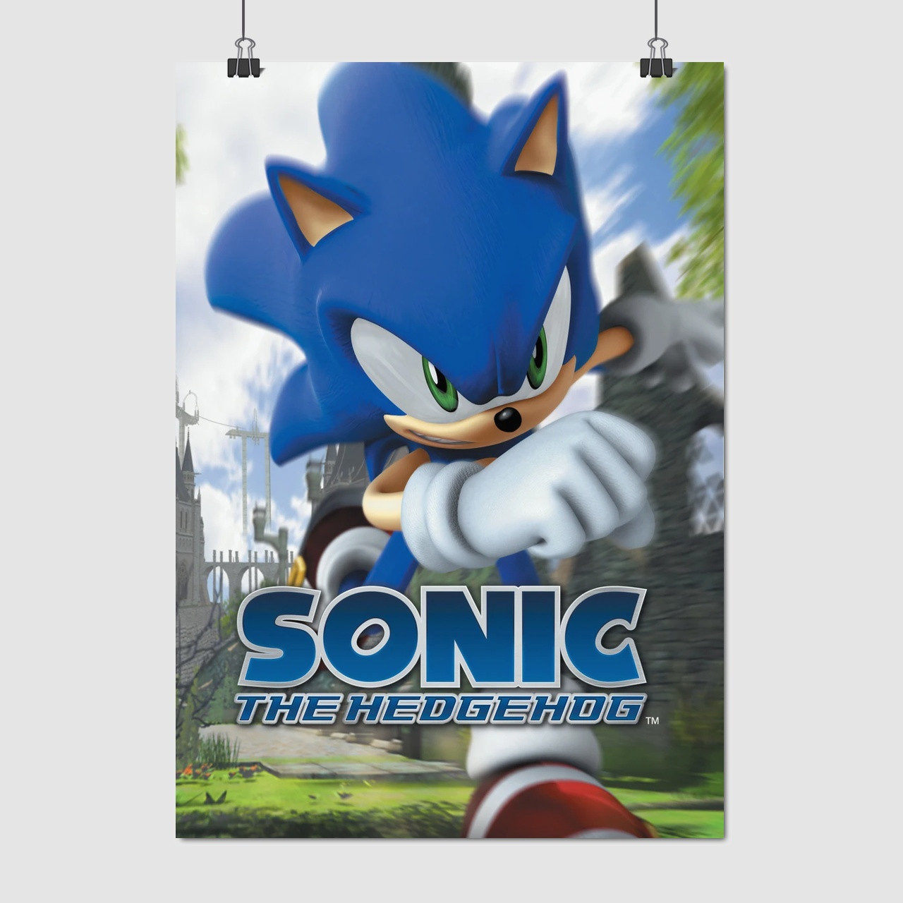Плакат "Їжак Сонік, Sonic The Hedgehog (2006)", 60×43см