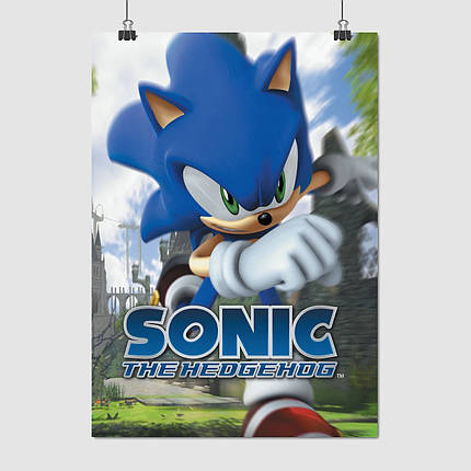 Плакат "Їжак Сонік, Sonic The Hedgehog (2006)", 60×43см, фото 1