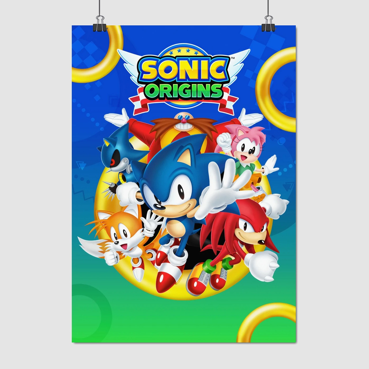 Плакат "Їжак Сонік, Sonic Origins (2022)", 60×43см