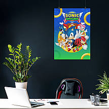 Плакат "Їжак Сонік, Sonic Origins (2022)", 60×43см, фото 3