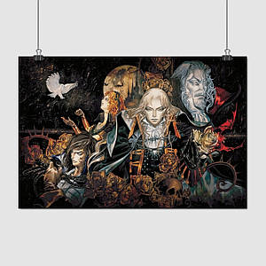 Плакат "Кастлванія, Castlevania", 40×60см