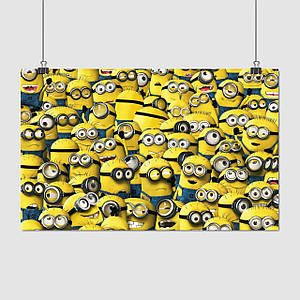Плакат "Посіпаки, Minions", 38×60см