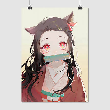 Плакат "Вбивця демонів, Demon Slayer: Kimetsu no Yaiba", 60×42см, фото 1