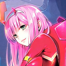 Плакат "Коханий у Франксі, Код 002, Нуль Два, Darling in the Franxx, Zero Two", 60×40см, фото 3