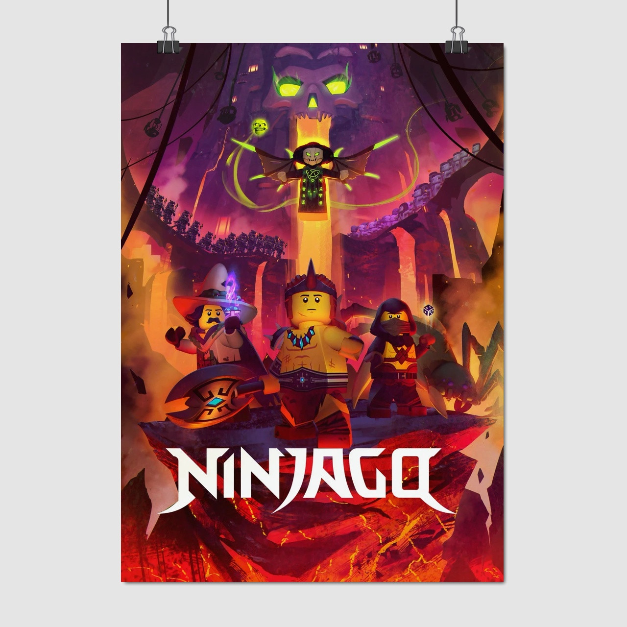 Плакат "Ніндзяго, Ninjago", 60×43см