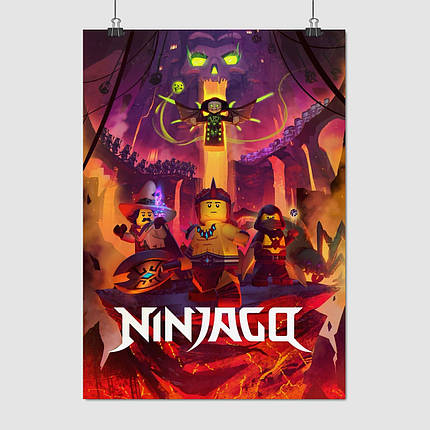 Плакат "Ніндзяго, Ninjago", 60×43см, фото 1