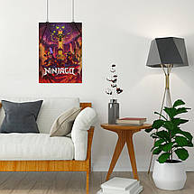 Плакат "Ніндзяго, Ninjago", 60×43см, фото 4