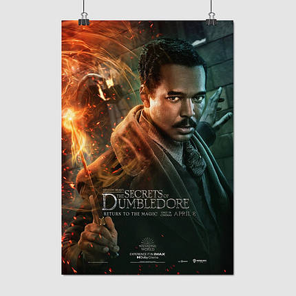 Плакат "Фантастичні звірі, Юсуф Кама, Fantastic Beasts, Yusuf Kama", 60×41см, фото 1
