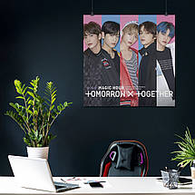 Плакат "TXT, Tomorrow X Together", 60×60см, фото 4