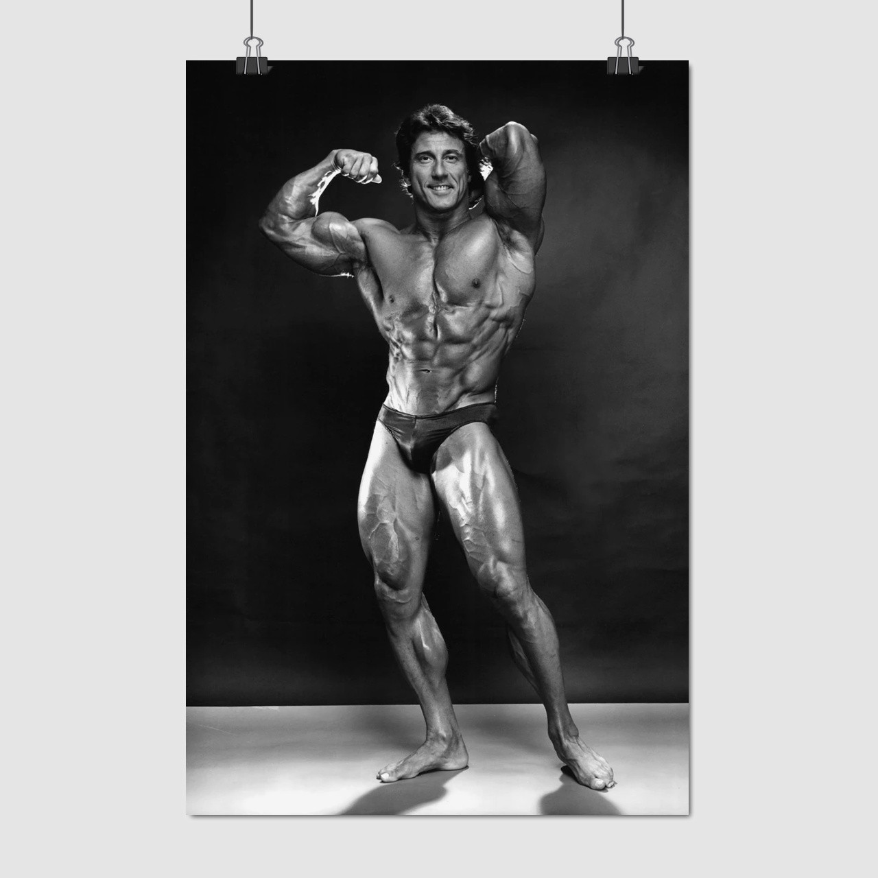 Плакат "Френк Зейн, бодібілдер, Frank Zane", 60×40см