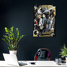 Плакат "Дюрарара!!, Durarara, DRRR", 60×43см, фото 4