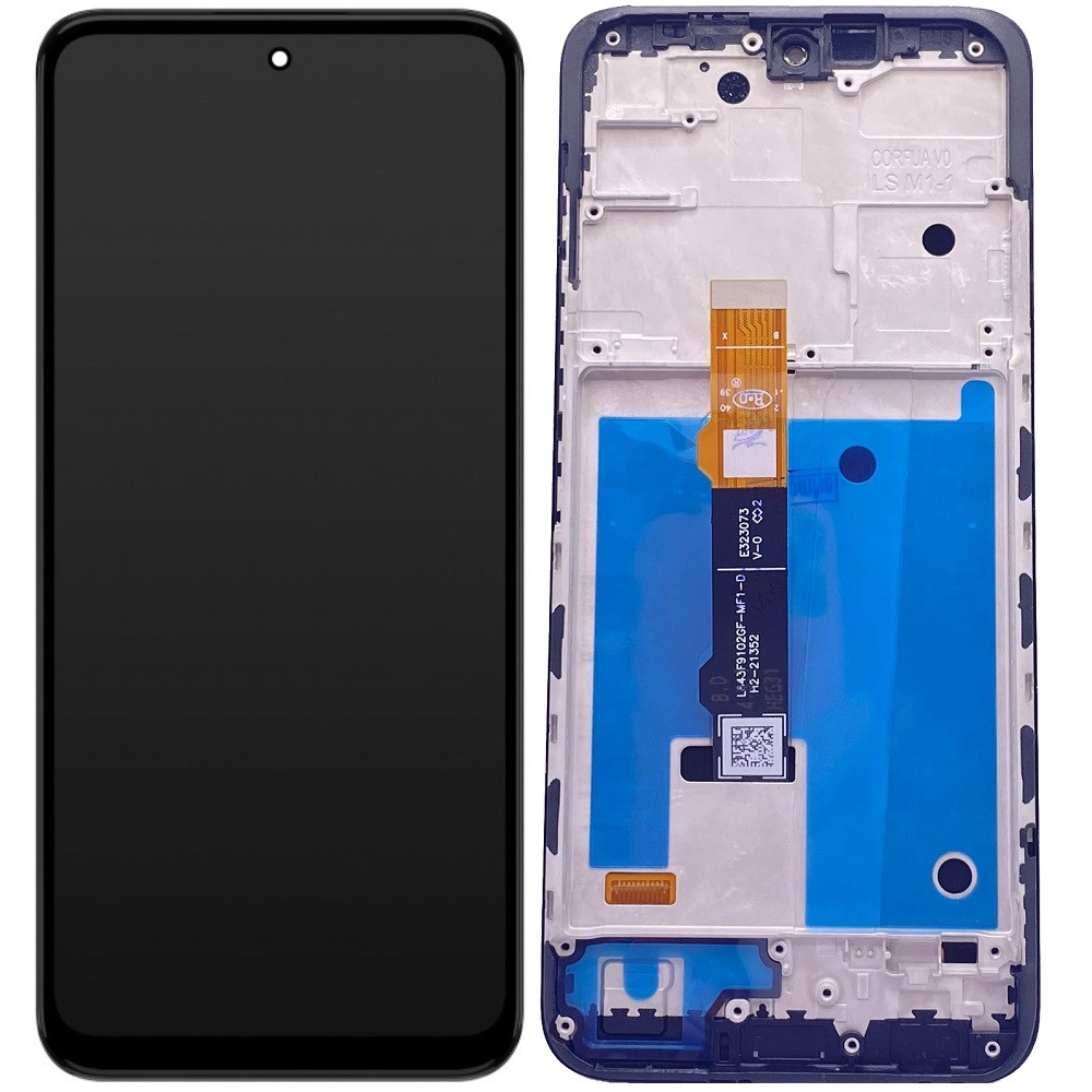 Дисплей Motorola XT2169 Moto G71 5G чорний, OLED з рамкою, фото 1
