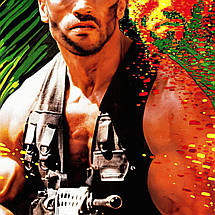 Плакат "Хижак, Арнольд Шварценеггер, Predator (1987)", 60×43см, фото 2