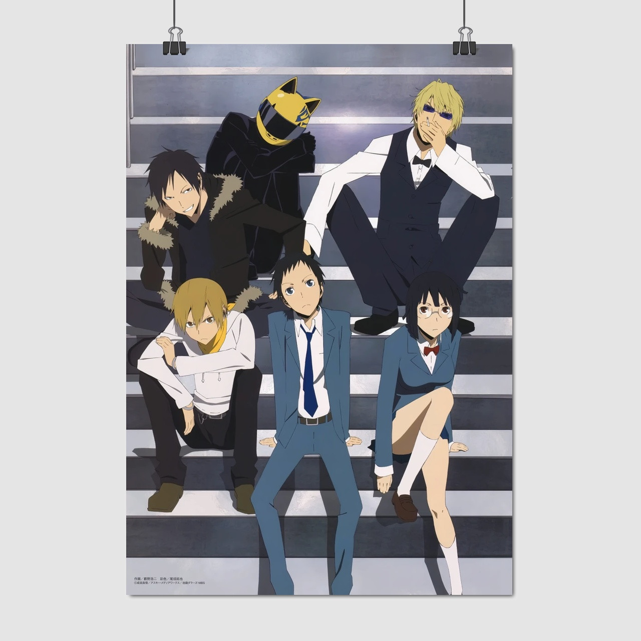 Плакат "Дюрарара!!, Durarara, DRRR", 60×42см