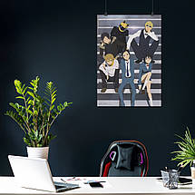Плакат "Дюрарара!!, Durarara, DRRR", 60×42см, фото 4