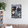 Плакат "Дюрарара!!, Durarara, DRRR", 60×42см, фото 7