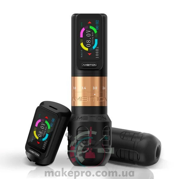 Бездротова тату машинка Ambition Seher Tattoo Machine (gold), фото 1