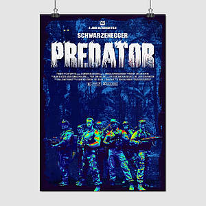 Плакат "Хижак, Predator (1987)", 60×43см