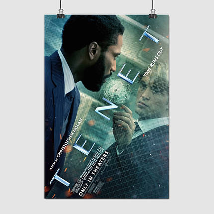 Плакат "TEHƎꓕ, Tenet (2020)", 60×41см, фото 1