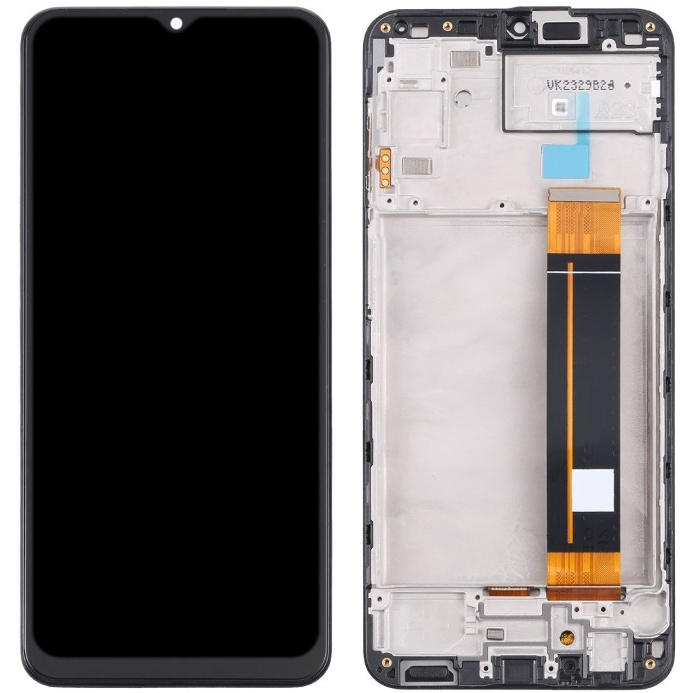 Дисплей Samsung A235 Galaxy A23 чорний, з рамкою, SM-A235F BS066FBM-L01-DB00_R1.2, фото 1