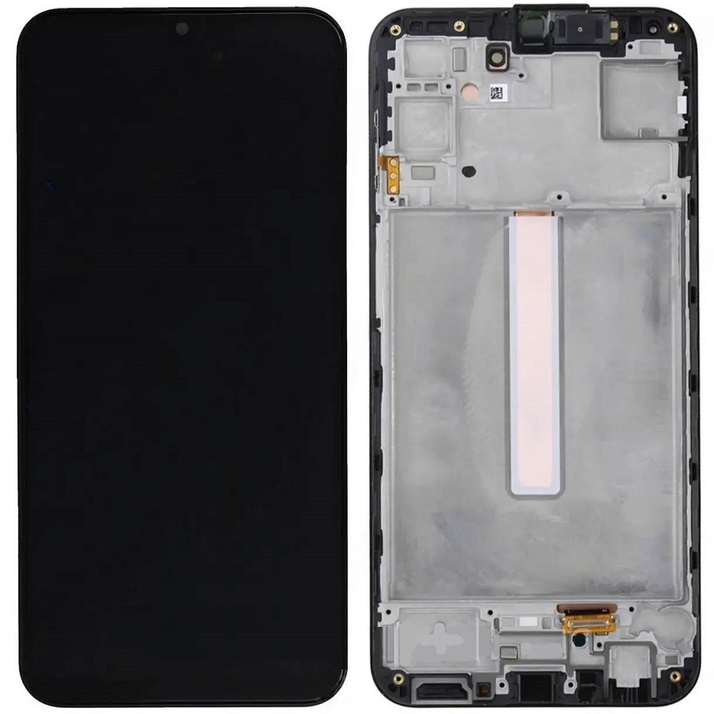 Дисплей Samsung M346 Galaxy M34 5G чорний, OLED (Small LCD), з рамкою, фото 1