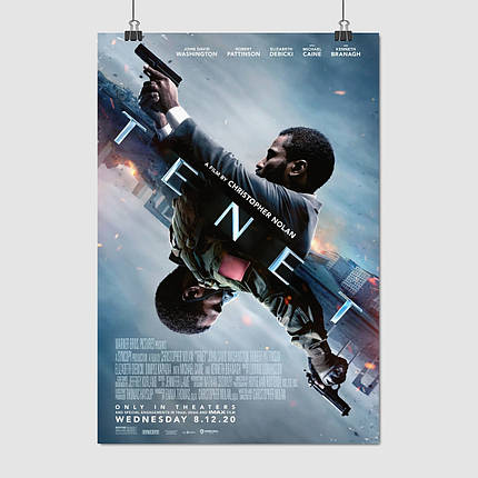 Плакат "TEHƎꓕ, Tenet (2020)", 60×41см, фото 1