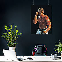 Плакат "Дольф Лундгрен, каратист, Dolph Lundgren", 60×43см, фото 3