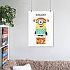 Плакат "Посіпака Стюарт, Нікчемний Я 2, Despicable Me 2 (2013)", 60×43см, фото 7