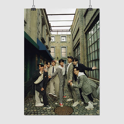 Плакат "БТС, Bangtan Boys, BTS", 60×43см, фото 1