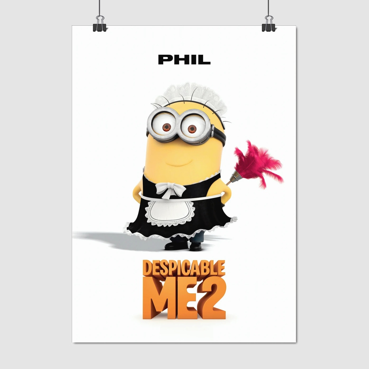 Плакат "Посіпака Філ, Нікчемний Я 2, Despicable Me 2 (2013)", 60×43см