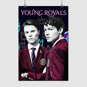 Плакат "Молоді монархи, Young Royals", 60×40см