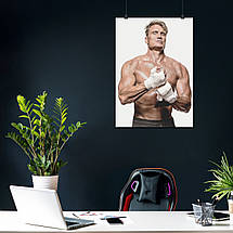 Плакат "Дольф Лундгрен, бодібілдер, Dolph Lundgren", 60×43см, фото 3
