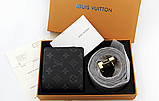 Чоловічий подарунковий набір LOUIS VUITTON ремінь, фото 8