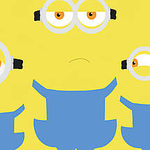 Плакат "Посіпаки, мінімалістичний, Minions", 60×43см, фото 2