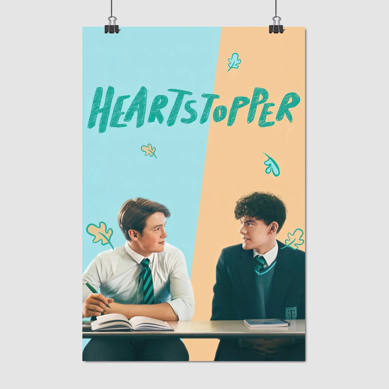 Плакат "Коли завмирає серце, Heartstopper", 60×40см