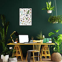 Плакат "Ігрові ДНД-предмети, DnD", 60×43см, фото 5