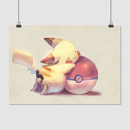 Плакат "Покемон Пікачу, Pokemon Pikachu", 43×60см, фото 1